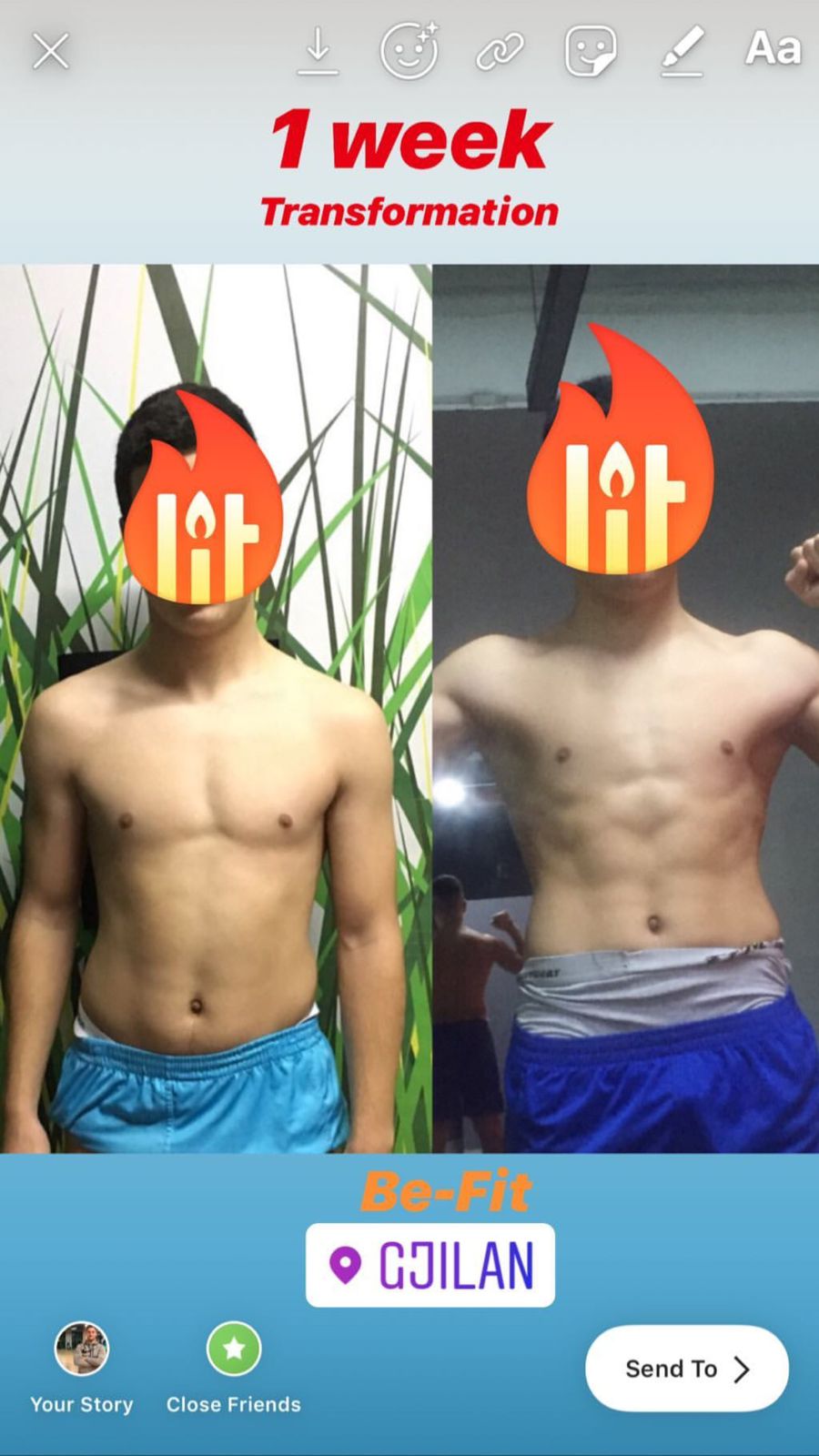 Transformation result 1